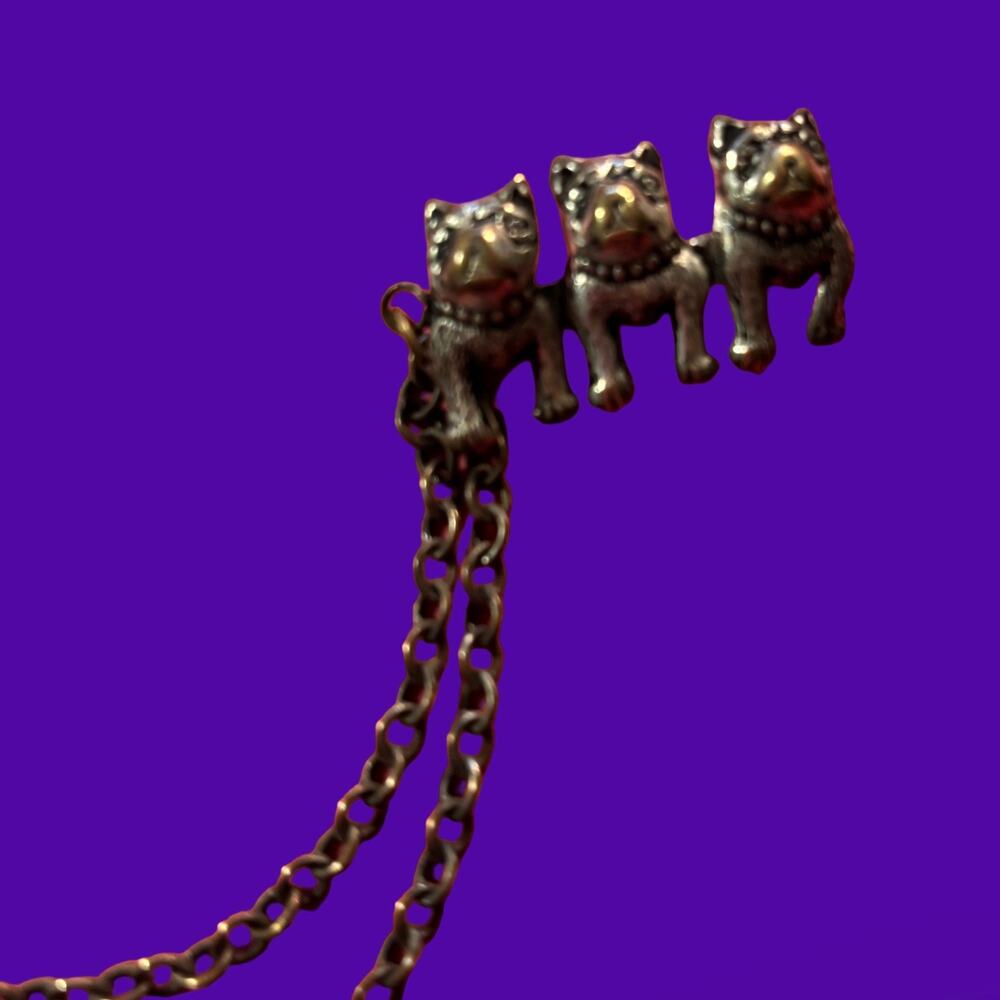 Vintage Bulldog Sweater Pin - Picture 3 of 7